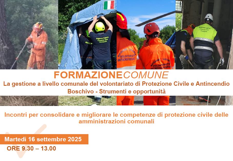La gestione a livello comunale del volontariato di Protezione Civile e Antincendio Boschivo - Strumenti e opportunità